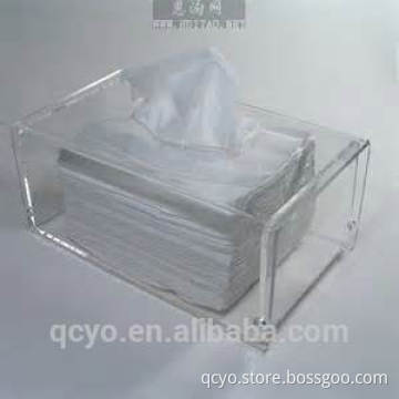 2015 shenzhen supplier best clear new design flower tissue box